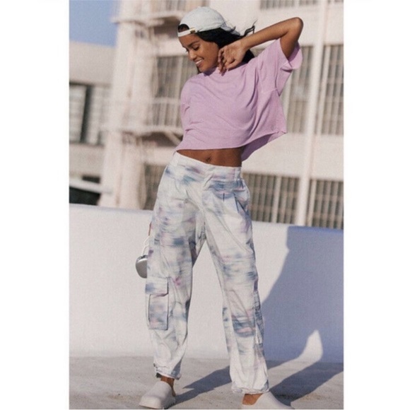 NEW Free People MovementMesmerize Me Pants in Meadow MotionTie Dye